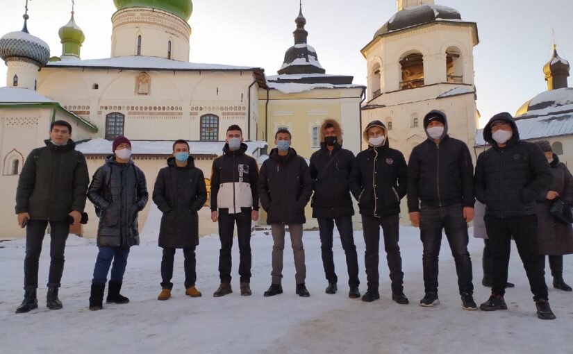 VSU international students went on a field trip to the Kirillo-Belozersky Monastery