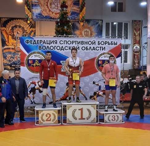 VSU international student won “silver” in the wrestling championship