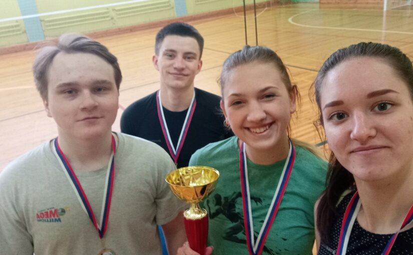 VSU students – winners of the badminton tournament